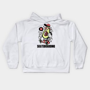 Playful Skateboarding Event Kids Hoodie